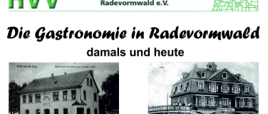 Event-Image for 'Die Gastronomie in Radevormwald - damals und heute'