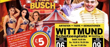 Event-Image for 'Circus Paul Busch - Tournee 2024 - Wittmund'