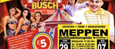 Event-Image for 'Circus Paul Busch - Tournee 2024 - Meppen'
