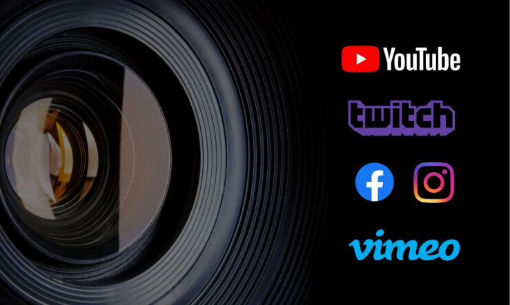 Eventfrog Live Services - Streaming Anbieter - YouTube - Twitch - Facebook - Instagram - Vimeo