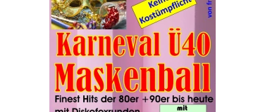 Event-Image for 'Karneval Ü40 Maskenball mit DJ Tommy XXL'