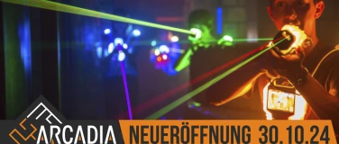 Event-Image for 'Arcadia Lasertag & Escape Rooms eröffnet am 30.10.24'