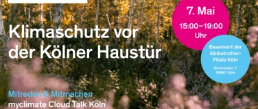 Event-Image for 'myclimate CloudTalk Köln: Klimaschutz vor der Kölner Haustür'