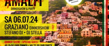 Event-Image for 'AMALFI • DINNERSHOW & PARTY • 06.07.24 • ZÜRICH'