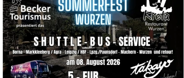 Event-Image for 'Shuttle Bus Service zum Sommerfest Wurzen'