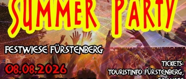 Event-Image for 'Summer Night Party in F&uuml;rstenberg'