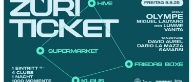 Event-Image for 'Züri Ticket X Hive'