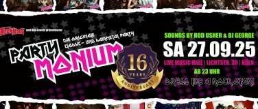 Event-Image for 'Partymonium 16 Jahre Glamrock'