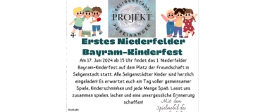 Event-Image for '1. Bayram-Kinderfest Niederfeld Seligenstadt'