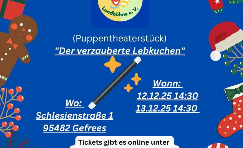 Event-Image for 'Puppentheater "Der verzauberte Lebkuchen"'