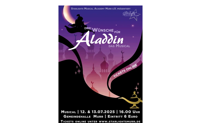 Event-Image for 'Drei Wünsche für Aladdin - Das Musical'