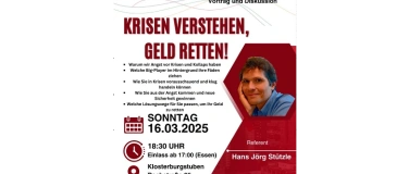 Event-Image for '"Krisen verstehen, Geld retten" Vortrag mit Hansjörg Stützle'