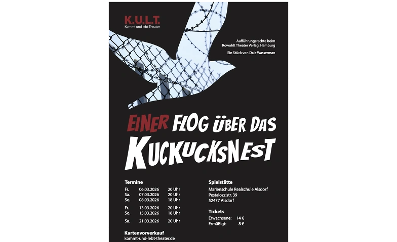 Einer flog &uuml;ber das Kuckucksnest Tickets