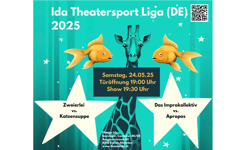 Ida Theatersport Liga 24.05.2025, DE Billets