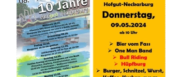 Event-Image for 'Vatertagshock im Biergarten Hofgut Neckarburg'