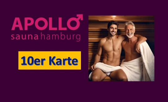 Logo de sponsoring de l'événement 10er Eintritt  Apollo Sauna Verkauf im August 2024