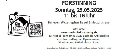 Event-Image for '11. Garagenflohmarkt Forstinning'