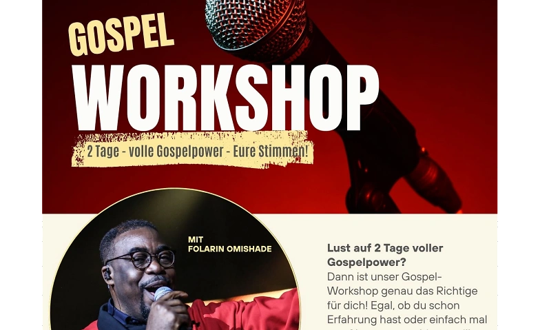 Event-Image for 'Mitreißender Gospel Workshop mit Abschlusskonzert'