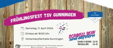 Event-Image for 'Fr&uuml;hlingsfest des TSV Gunningen - 125 Jahre TSV'