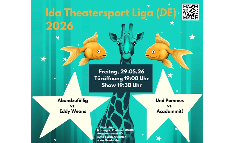 Ida Theatersport Liga 29.05.2026, DE Tickets