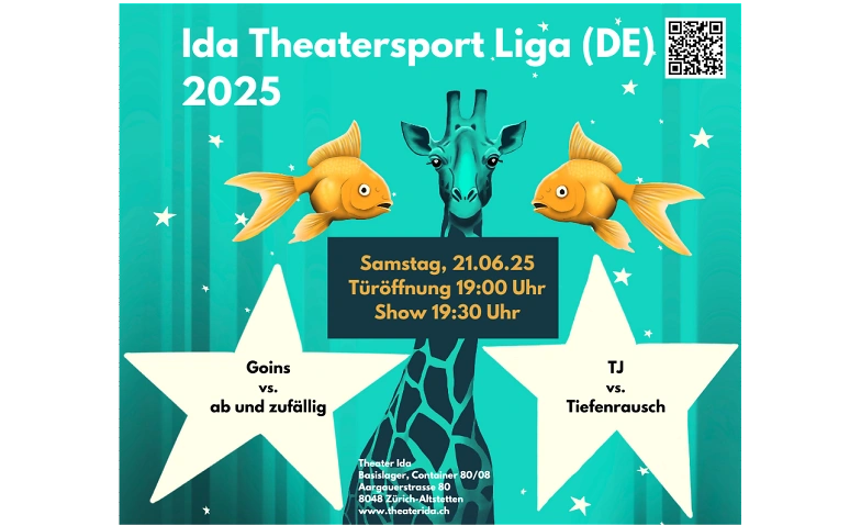 Ida Theatersport Liga 21.06.2025, DE Billets