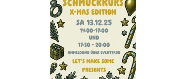 Event-Image for 'Schmuckworkshop mit Joshua Buess  - Christmas Edition 1 -'
