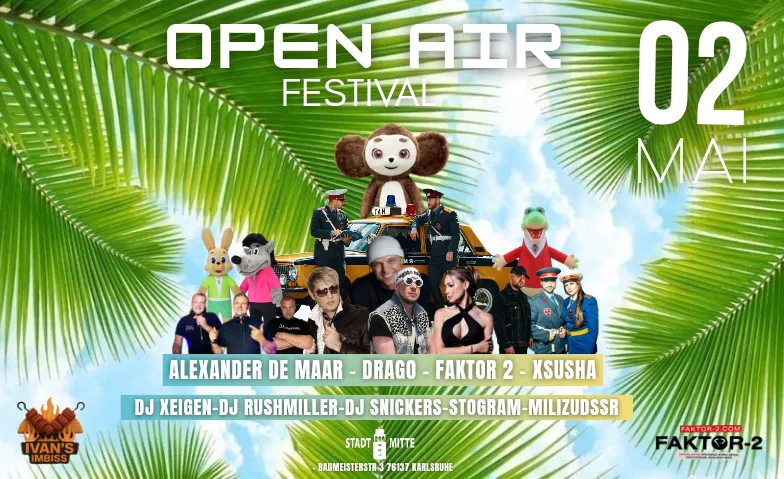 Event-Image for 'OPEN AIR FESTIVAL KARLSRUHE'