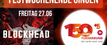 Event-Image for 'Blockhead  Cover-Rock & Partynacht  150+5 Jahre TB Gingen'