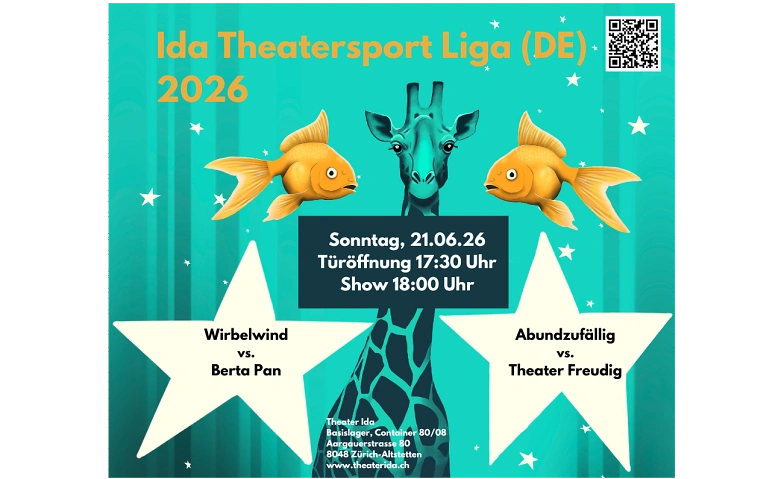 Ida Theatersport Liga 21.06.2026, DE Tickets