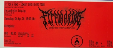 Event-Image for 'Fit for a King Lonely God Tour'