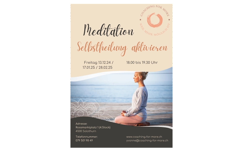 Meditation Selbstheilung aktivieren ${singleEventLocation} Tickets