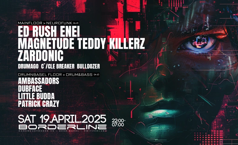 DRUMNBASEL NEUROFUNK 2025 Borderline, Hagenaustrasse 29, 4056 Basel Tickets