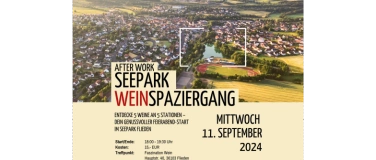 Event-Image for 'SPAZIERGANG MIT WEINPROBE IM SEEPARK FLIEDEN'