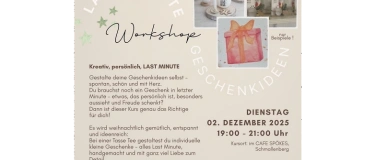 Event-Image for 'Last-Minute Geschenkideen Workshop - 02.12.2025'