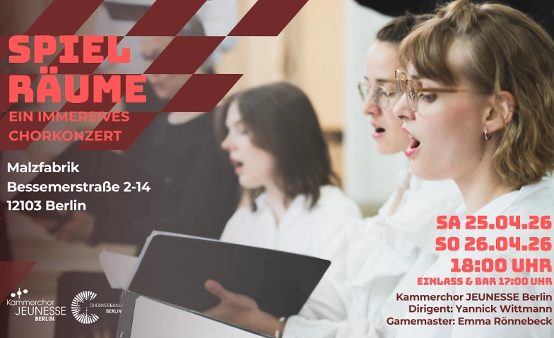 Event-Image for 'Spielr&auml;ume &ndash; ein immersives Chorkonzert'