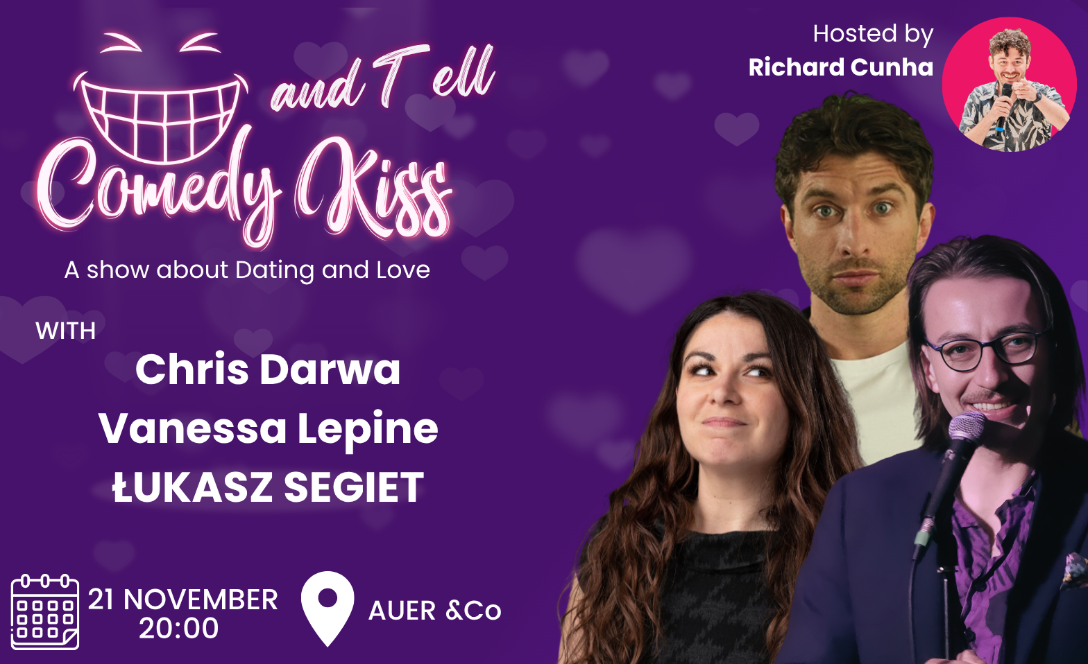 Comedy Kiss &amp; Tell Billets