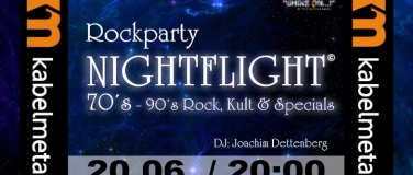 Event-Image for 'Rockparty NIGHTFLIGHT in der kabelmetal'