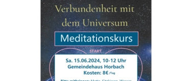 Event-Image for 'Meditationskurs - Lebe deine Verbundenheit mit dem Universum'