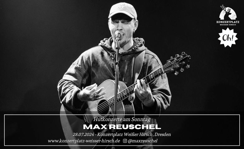 Hutkonzerte am Sonntag: Max Reuschel Konzertplatz Weißer Hirsch, Stechgrundstraße 32, 01324 Konzertplatz Weißer Hirsch Tickets