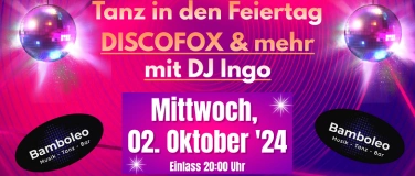 Event-Image for 'Tanz in den Feiertag mit DJ Ingo'