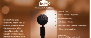 Event-Image for 'Musik & Kleinkunst im Kult9 am 14.11.2024 20 Uhr'