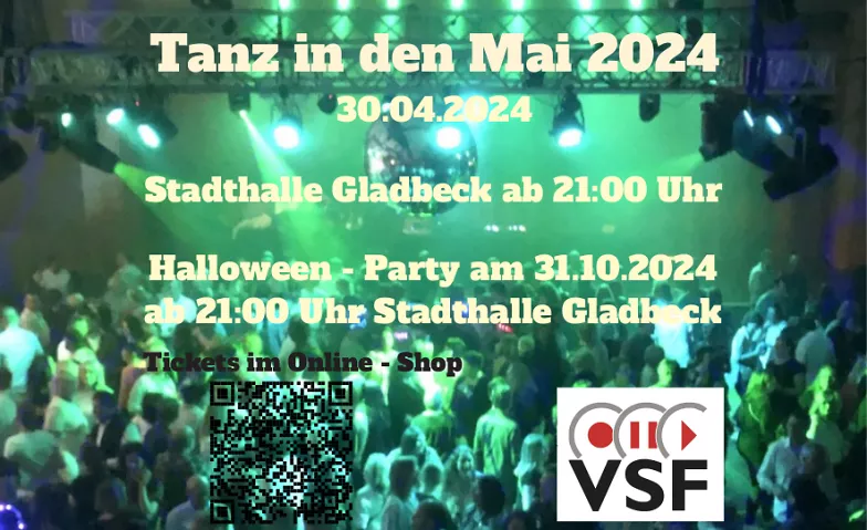 Tanz in den Mai 2024 - Gladbeck tanzt Mathias-Jakobs-Stadthalle, Friedrichstraße 53, 45964 Gladbeck Tickets