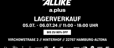 Event-Image for 'Lagerverkauf Allike & a.plus'