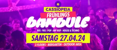 Event-Image for 'Frühlings Bambule (80s, 90s, Pop, Hip Hop, House & Techno)'