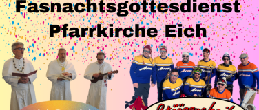 Event-Image for 'Fasnachtsgottesdienst mit urbi@orbi & Stöössucheibe 11 Uhr'