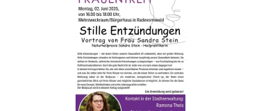 Event-Image for 'Vortrag im Intern. Frauentreff - Stille Entzündungen'