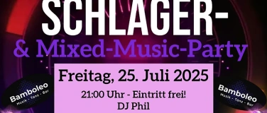 Event-Image for 'SCHLAGER & Mixed-Music-Party'