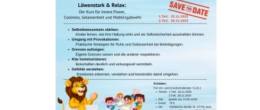 Event-Image for '"Löwenstark & Relax" - Der Kurs für Kinder 5-10 Jahre'