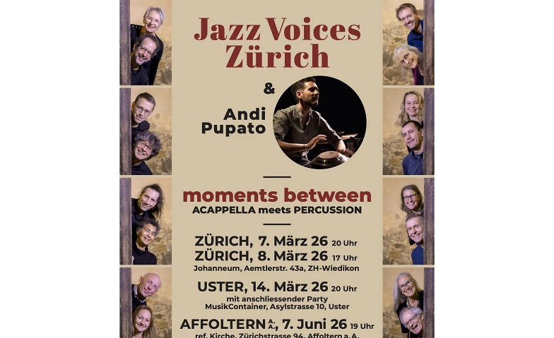 JazzVoices Z&uuml;rich &amp; Percussion &ndash; Moments Between Tickets