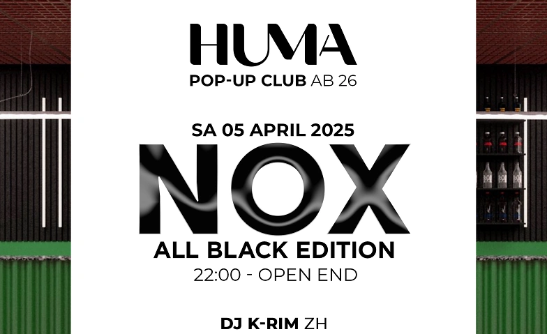 NOX - ALL BLACK EDITION Tickets